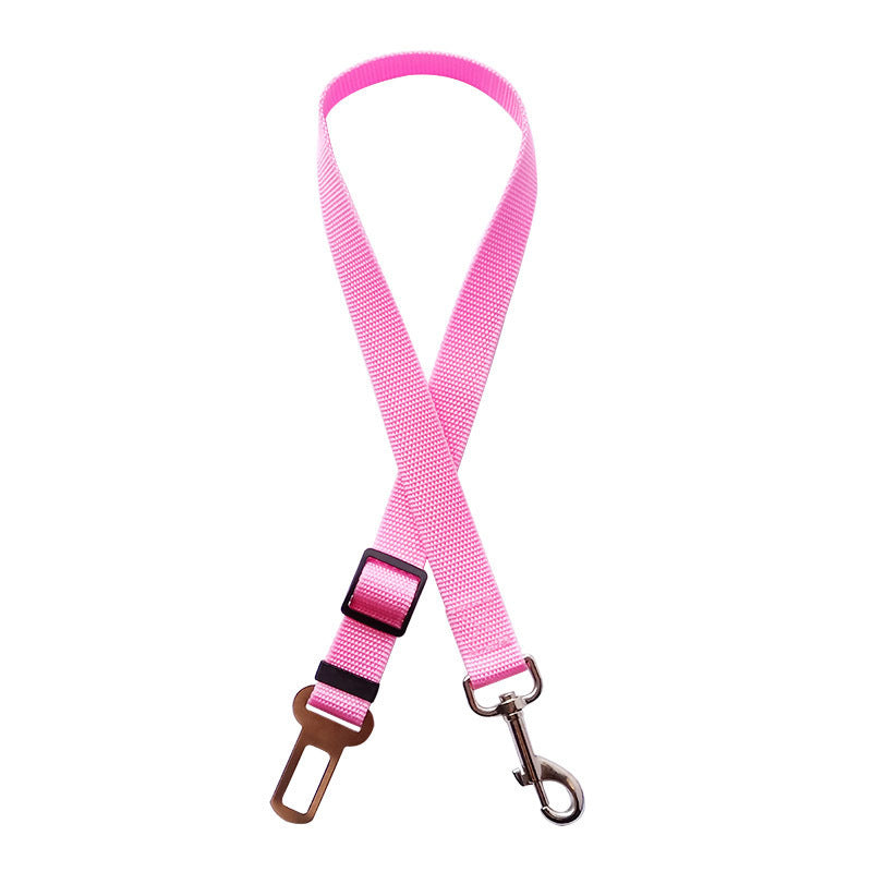 Adjustable Pet Cat Dog Car Seat Belt Pet Seat Vehicle Dog Harness Lead Clip Safety Lever Traction