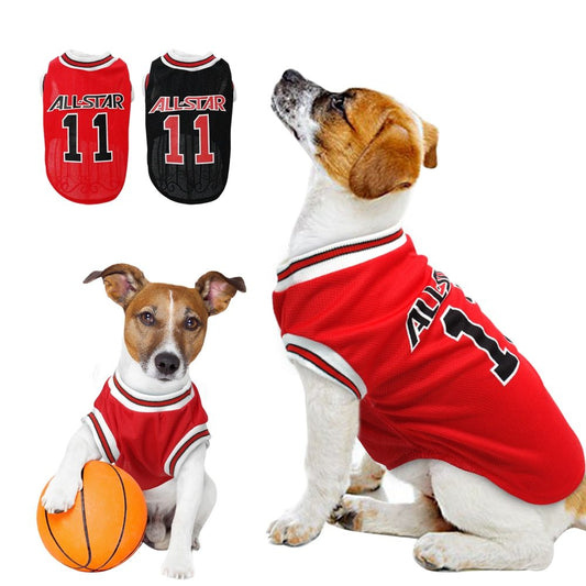 Hot World Cup Ball Spring And Summer Dog Vest Pet Supplies.